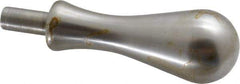 Gibraltar - 3/8" Press Fit Stem, Revolving Handwheel & Machine Handle - Carbon Steel Bulb Shape Handle, 3/4" Long Carbon Steel Stem, 3-25/32" OAL - Industrial Tool & Supply