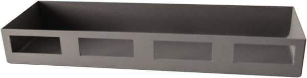 Durham - Gray, Steel, Cabinet Shelf - 12" Wide x 4" Deep x 1-1/2" High Body - Industrial Tool & Supply