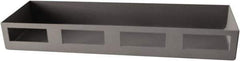Durham - Gray, Steel, Cabinet Shelf - 12" Wide x 4" Deep x 1-1/2" High Body - Industrial Tool & Supply