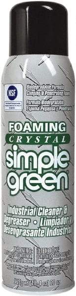 Simple Green - 20 oz Aerosol Cleaner/Degreaser - Aerosol, Biodegradable, Unscented - Industrial Tool & Supply