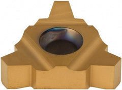 Carmex - 27UIR/L Internal Left & Right Hand 3 Acme Laydown Threading Insert - Grade P25C, TiN Coated Carbide - Industrial Tool & Supply