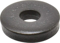 Gibraltar - M5 Screw, Grade 1010 Case Hardened Steel Extra Thick Flat Washer - 5.3mm ID x 15mm OD, 3.5mm Thick, Black Oxide Finish - Industrial Tool & Supply
