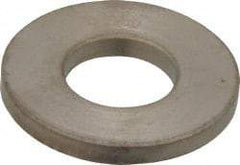 Gibraltar - 1/2" Screw, Grade 12L14 Case Hardened Steel Standard Flat Washer - 17/32" ID x 1-1/8" OD, 1/8" Thick, Nickel-Plated Finish - Industrial Tool & Supply