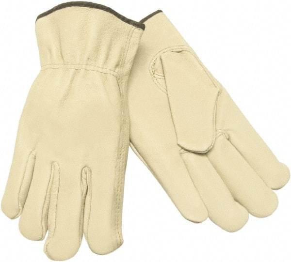MCR Safety - Size S General Protection Work Gloves - For Work & Driver, Uncoated, Beige, Paired - Industrial Tool & Supply