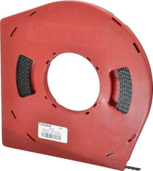 Starrett - 3/8" x 100' x 0.025" Carbon Steel Band Saw Blade Coil Stock - 4 TPI, Toothed Edge, Skip Form, Raker Set, Flexible Back, No Rake Angle, Constant Pitch, Contour Cutting - Industrial Tool & Supply