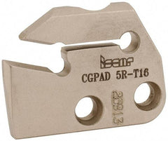 Iscar - Right Hand Cut, 6.4mm Insert Width, Cutoff & Grooving Support Blade for Indexables - 16mm Max Depth of Cut, 5.2mm Head Projection - Industrial Tool & Supply