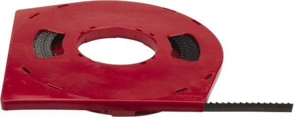 Starrett - 1/2" x 100' x 0.025" Carbon Steel Band Saw Blade Coil Stock - 4 TPI, Toothed Edge, Skip Form, Raker Set, Flexible Back, No Rake Angle, Constant Pitch, Contour Cutting - Industrial Tool & Supply