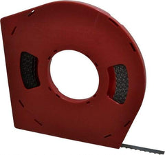 Starrett - 1/2" x 100' x 0.025" Carbon Steel Band Saw Blade Coil Stock - 3 TPI, Toothed Edge, Hook Form, Raker Set, Flexible Back, Positive Angle, Constant Pitch, Contour Cutting - Industrial Tool & Supply