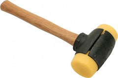Garland - 6-1/2 Lb Head 2-3/4" Face Plastic Split Head Hammer - Wood Handle - Industrial Tool & Supply