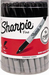 Sharpie - Black Dye & Pigment-Based Ink Wet Surface Pen - Fine Tip, AP Nontoxic Ink - Industrial Tool & Supply
