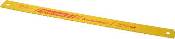 Starrett - 14" Long, 6 Teeth per Inch, High Speed Steel Power Hacksaw Blade - Toothed Edge, 1-1/4" Wide x 0.062" Thick - Industrial Tool & Supply