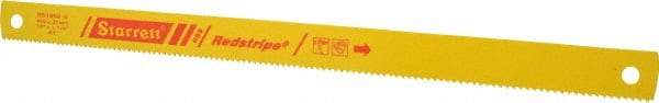Starrett - 18" Long, 6 Teeth per Inch, High Speed Steel Power Hacksaw Blade - Toothed Edge, 1-1/4" Wide x 0.062" Thick - Industrial Tool & Supply