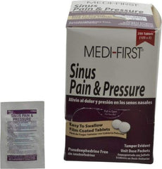 Medique - Medi-First Sinus Pain & Pressure Tablets - Sinus Relief - Industrial Tool & Supply