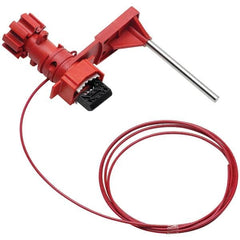 Brady - Pneumatic & Valve Lockouts Type: Universal Valve Lockout Maximum Valve Handle Size (Inch): 1 - Industrial Tool & Supply