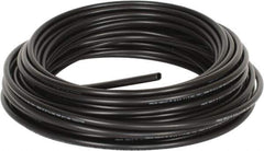 Parker - 10mm OD, 100' Long, Polyethylene Tube - Black, -80 to 150°F - Industrial Tool & Supply