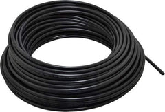 Parker - 11/64" ID x 1/4" OD, 0.04" Wall Thickness, 100' Long, Polyethylene Tube - Black, 120 Max psi, -80 to 150°F - Industrial Tool & Supply