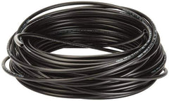 Parker - 6mm OD, 100' Long, Polyethylene Tube - Black, -80 to 150°F - Industrial Tool & Supply