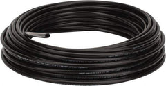 Parker - 8mm OD, 100' Long, Polyethylene Tube - Black, -80 to 150°F - Industrial Tool & Supply