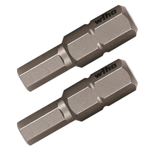 Hex Metric Insert Bit 10.0 × 25mm (2 Bit Pack) - Industrial Tool & Supply