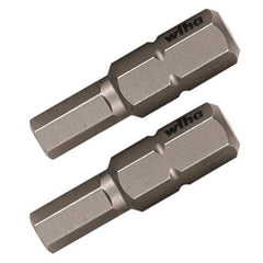 Hex Metric Insert Bit 10.0 × 25mm (2 Bit Pack) - Industrial Tool & Supply