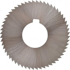 Made in USA - 2-3/4" Diam x 0.064" Blade Thickness x 1" Arbor Hole Diam, 56 Tooth Slitting and Slotting Saw - Arbor Connection, Right Hand, Uncoated, High Speed Steel, Concave Ground, Contains Keyway - Industrial Tool & Supply