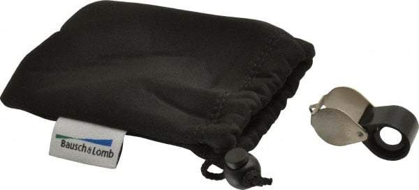 Bausch & Lomb - 14x Magnification, 0.7874 Inch Focal Distance, Handheld Magnifier - 1 Lens, Round - Industrial Tool & Supply