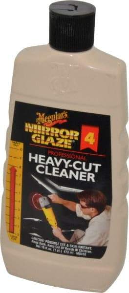 Mirror Glaze - Automotive Heavy Cut Cleaner - 16 oz Bottle - Industrial Tool & Supply