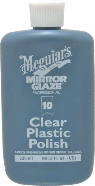 Mirror Glaze - Automotive Plastic Polish - 8 oz Bottle - Industrial Tool & Supply