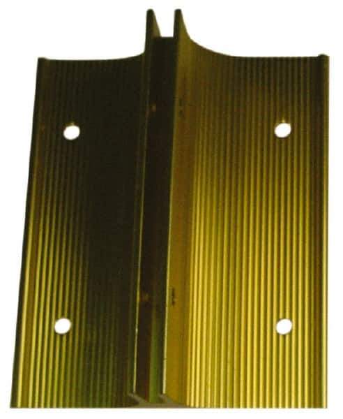 NMC - Aluminum Flag Style Wall Sign Holder - Gold, 10 Inch Width x 10 Inch Holder Height - Industrial Tool & Supply
