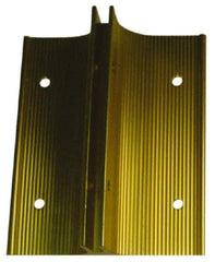 NMC - Aluminum Flag Style Wall Sign Holder - Gold, 8 Inch Width x 8 Inch Holder Height - Industrial Tool & Supply