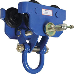 Vestil - 3 Ton Capacity Quick Install Manual Trolley - 3" to 7" Flange Width - Industrial Tool & Supply