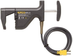 Fluke - -20 to 300°F, Pipe Surface Clamp On Thermometer - 1-1/4 to 2-1/2 Pipe, 80PK-10 to Pipe Clamp Temp Probe - Industrial Tool & Supply