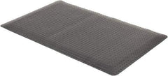 Wearwell - 5' Long x 3' Wide, Dry Environment, Anti-Fatigue Matting - Black, Vinyl with Urethane Sponge Base, Beveled on 4 Sides - Industrial Tool & Supply