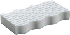 Mr. Clean - 2.4" Long x 4.6" Wide x 0.7" Thick Eraser - Medium-Duty, White - Industrial Tool & Supply