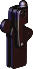 De-Sta-Co - 2,473 Lb Holding Capacity, Vertical Handle, Manual Hold Down Toggle Clamp - 200° Bar Opening, Weldable Base, Oxide Finish, Forged Alloy Steel - Industrial Tool & Supply