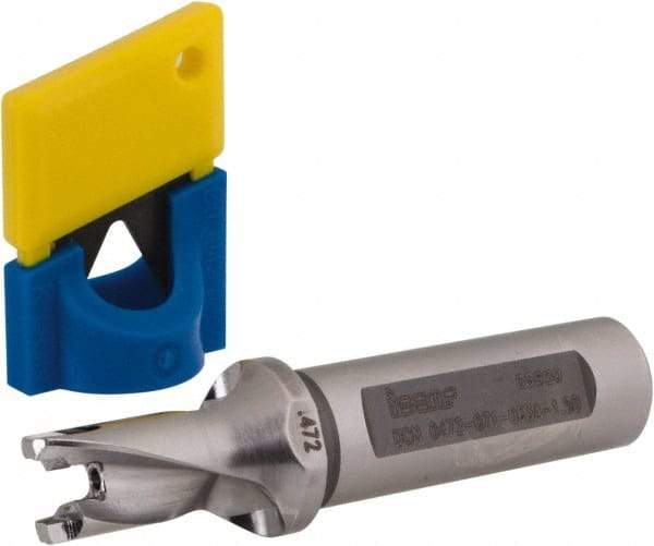 Iscar - 0.472" to 0.488" Diam, 1.5xD, 0.71" Max Depth, 5/8" Shank Diam, 3.27" OAL, Replaceable-Tip Drill - FCP, ICK, ICK-2M, ICM, ICP, iCP-2M Insert, 73382962 Toolholder, Series SumoCham - Industrial Tool & Supply