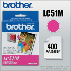 Brother - Magenta Ink Cartridge - Use with Brother DCP-130C, 330C, 350C, intelliFAX-1860C, 1960C, 2480C, 2580C, MFC-230C, 240C, 440CN, 465CN, 665CW, 685CW, 845CW, 885CW, 3360C - Industrial Tool & Supply