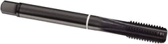 Guhring - 1/2-13 UNC, 4 Flute, Oxide Finish, Cobalt Spiral Point Tap - Modified Bottoming Chamfer, Right Hand Thread, 110mm OAL, 2B Class of Fit, Series 1984 - Exact Industrial Supply