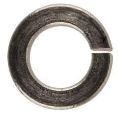 Made in USA - #4, 0.025" Thick Split Lock Washer - 316 Stainless Steel, 0.114" Min ID, 0.12" Max ID, 0.209" Max OD - Industrial Tool & Supply