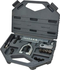 Proto - 17 Piece Automotive Combination Flaring Tool Kit - Adapters, O-ring, Cone, Pusher Screws, Bars, Yoke, Wrench, Countersink Tool, Bolt - Industrial Tool & Supply