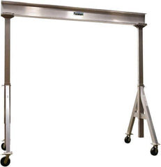 Vestil - 6,000 Lb Load Capacity, Aluminum Gantry Crane - 12' Span - Industrial Tool & Supply