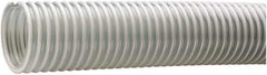 Kuriyama of America - 1-1/2" ID x 1.85" OD, 50 Max psi, Full In. Hg, Dry Material Handling & Transfer Hose - PVC, -40 to 150°F, 2" Bend Radius, 100' Coil Length, Clear - Industrial Tool & Supply