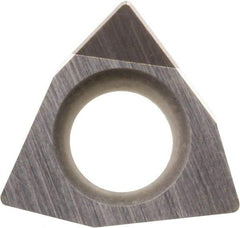 Kyocera - WBGW1.211 Grade KBN525 CBN Turning Insert - Uncoated, 80° Trigon, 5/32" Inscr Circle, 1/16" Thick, 1/64" Corner Radius - Industrial Tool & Supply