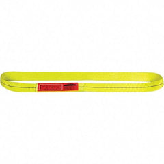 Lift-All - 3' Long x 1" Wide, 2,000 Lb Vertical Capacity, Polyester Web Sling - 1,600 Lb Choker Capacity - Industrial Tool & Supply