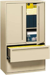 Hon - File & Cabinet Combinations Type: File/Cabinet Combo Color: Putty - Industrial Tool & Supply