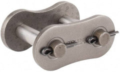 U.S. Tsubaki - 1-1/2" Pitch, ANSI 120, Cottered Roller Chain Connecting Link - For Use with Single Strand Chain - Industrial Tool & Supply