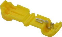3M - 12 AWG, Nylon, Fully Insulated, Female Wire Disconnect - 1/4 Inch Wide Tab, Yellow, CSA Certified, CSA LR32411, UL File E70512, UL Listed - Industrial Tool & Supply