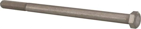 Value Collection - 1/2-13 UNC, 8" Length Under Head Hex Head Cap Screw - Partially Threaded, Grade 316 Stainless Steel, Uncoated, 3/4" Hex - Industrial Tool & Supply