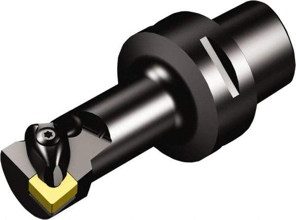 Sandvik Coromant - Left Hand Cut, Size C4, CNMG 432 Insert Compatiblity, Modular Turning & Profiling Cutting Unit Head - 17mm Ctr to Cutting Edge, 90mm Head Length, Through Coolant, Series T-Max P - Industrial Tool & Supply