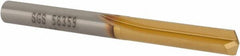 SGS - 7/32", 140° Point, Solid Carbide Straight Flute Drill Bit - Industrial Tool & Supply